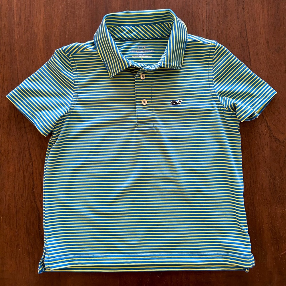 Vineyard Vines sankaty polo size 5